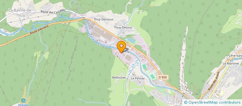 localisation de l'entreprise SCI 3PZ à THONES
