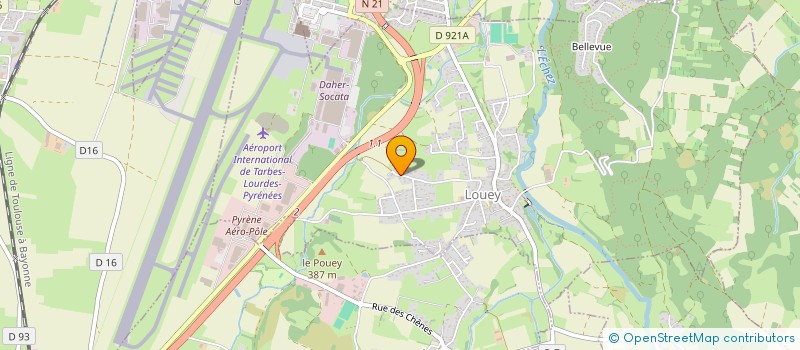 localisation de l'entreprise SCI 3Q1L  LOUEY