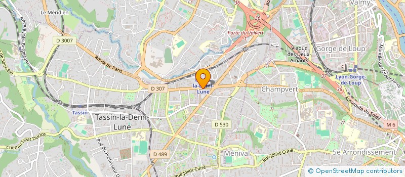 localisation de l'entreprise SCI 3R  TASSIN-LA-DEMI-LUNE