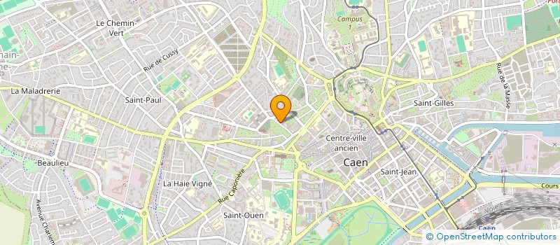 localisation de l'entreprise SCI 3R à CAEN