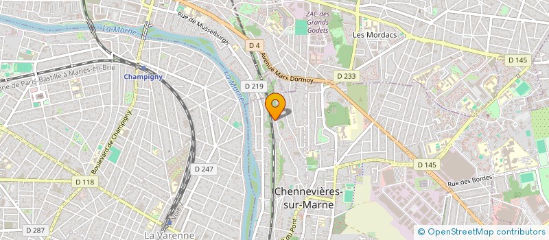 localisation de l'entreprise SCI 3R CONCIERGERIE  CHENNEVIERES-SUR-MARNE