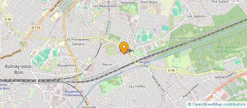 localisation de l'entreprise SCI 3R FRERES à SEVRAN