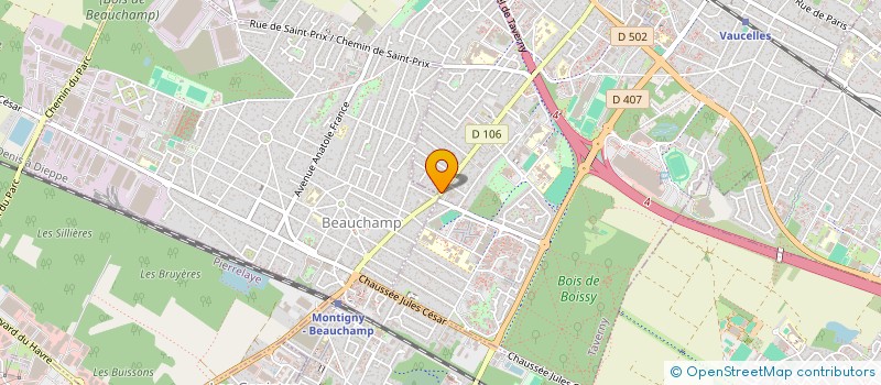 localisation de l'entreprise SCI 3R2C  TAVERNY