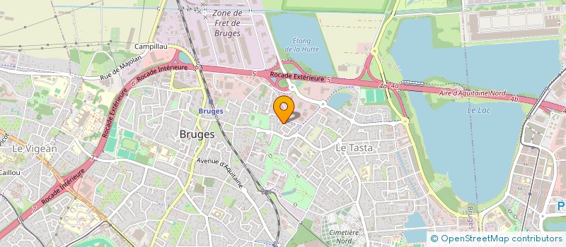 localisation de l'entreprise SCI 3RB  BRUGES