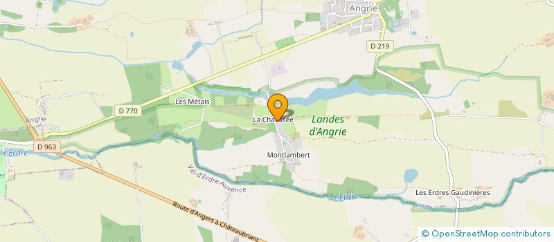 localisation de l'entreprise SCI 3RH  ANGRIE