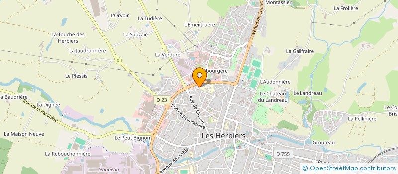 localisation de l'entreprise SCI 3S à LES HERBIERS
