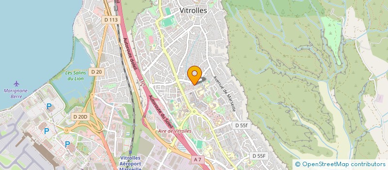 localisation de l'entreprise SCI 3S à VITROLLES