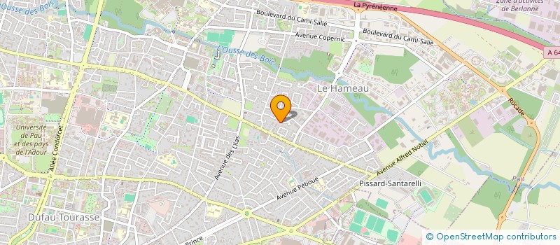 localisation de l'entreprise SCI 3S à PAU