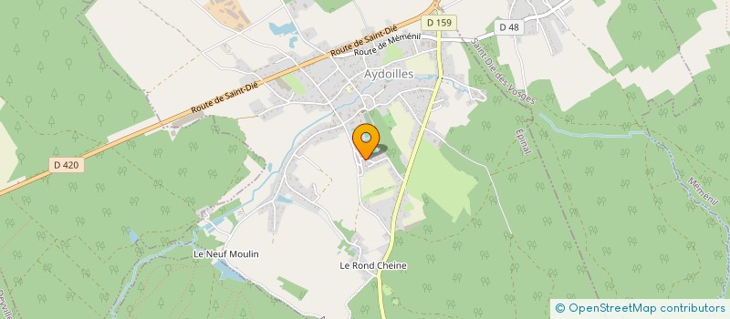 localisation de l'entreprise SCI 3S  AYDOILLES