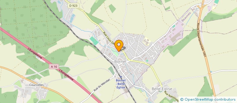 localisation de l'entreprise SCI 3S ET ASSOCIES  BORNEL