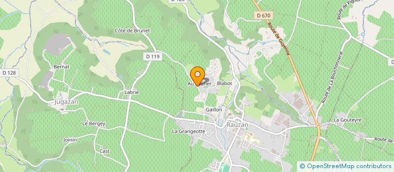 localisation de l'entreprise SCI 3SAGE  RAUZAN