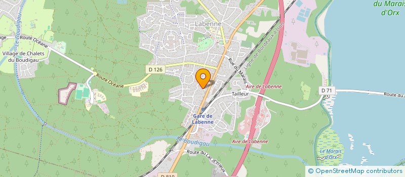 localisation de l'entreprise SCI 3SB à LABENNE