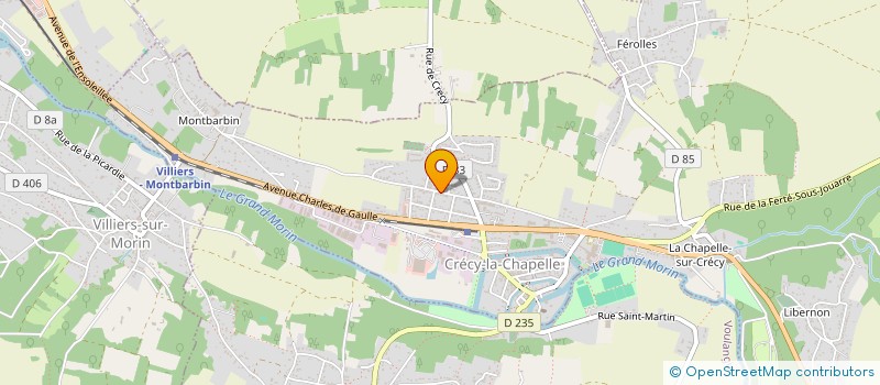 localisation de l'entreprise SCI 3SL ROUX  CRECY-LA-CHAPELLE