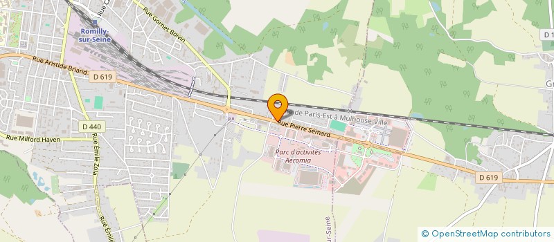 localisation de l'entreprise SCI 3SX à ROMILLY-SUR-SEINE