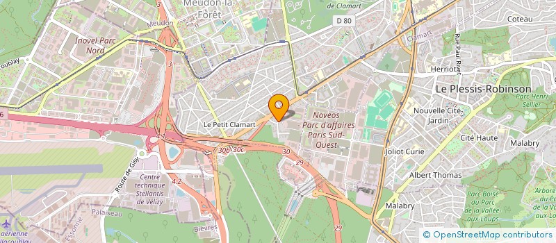 localisation de l'entreprise SCI 3T  CLAMART