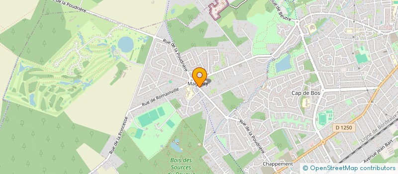 localisation de l'entreprise SCI 3T  PESSAC