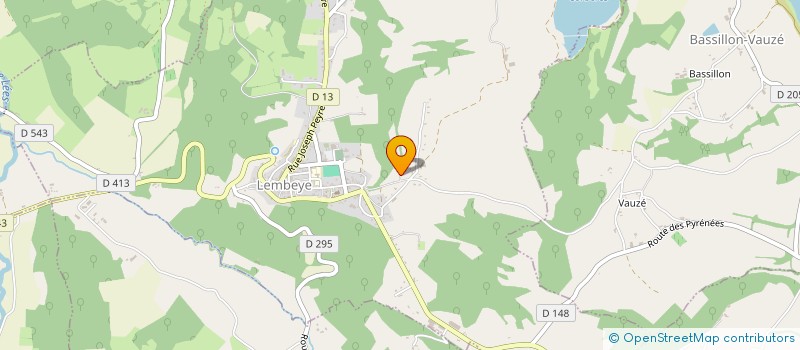 localisation de l'entreprise SCI 3T PYRENEES  LEMBEYE