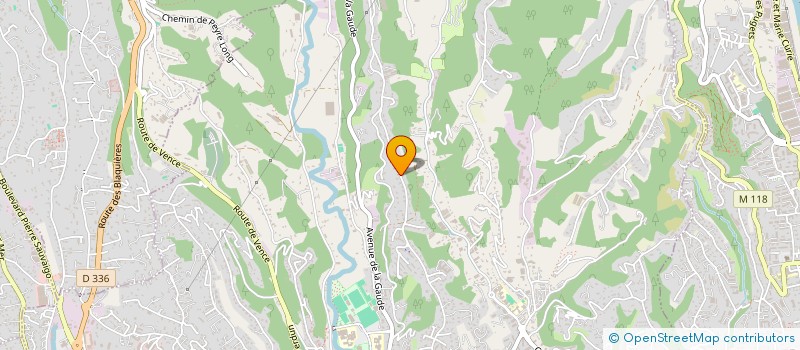 localisation de l'entreprise SCI 3T2F  CAGNES-SUR-MER