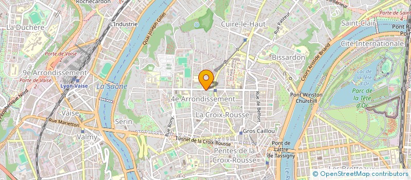 localisation de l'entreprise SCI 3V  LYON