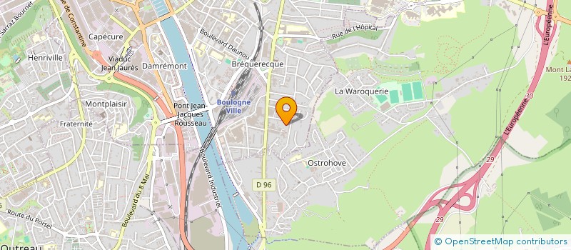 localisation de l'entreprise SCI 3V  BOULOGNE-SUR-MER