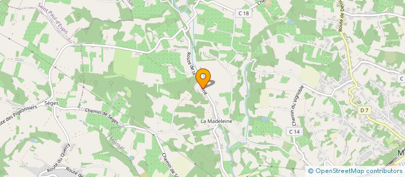 localisation de l'entreprise SCI 3V  MOISSAC