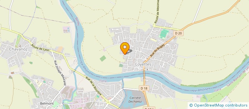 localisation de l'entreprise SCI 3V  LOYETTES