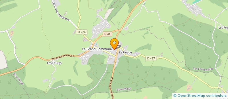 localisation de l'entreprise SCI 3V  LE RUSSEY