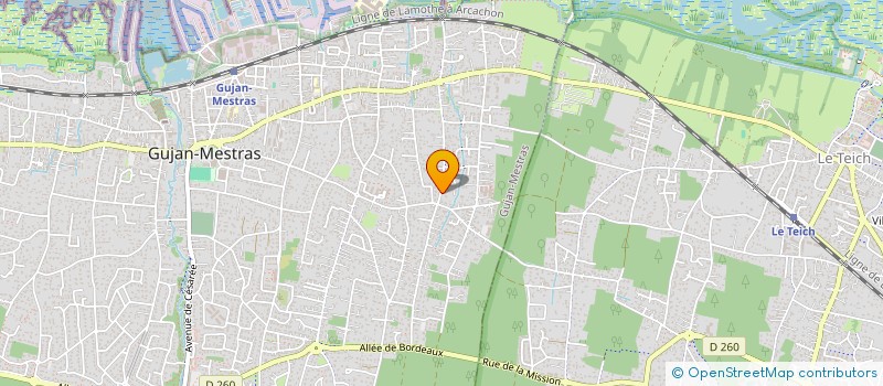 localisation de l'entreprise SCI 3V INVESTISSEMENTS  GUJAN MESTRAS