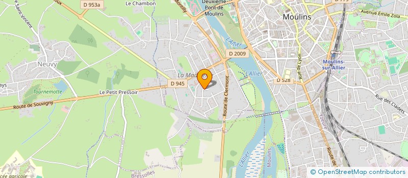 localisation de l'entreprise SCI 3ZEN IMMO à MOULINS