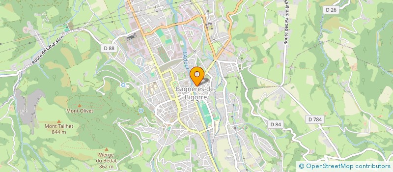 localisation de l'entreprise SCI 4.2  BAGNERES-DE-BIGORRE