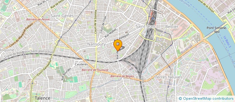 localisation de l'entreprise SCI 4-6-8 RUE BORIE  BORDEAUX