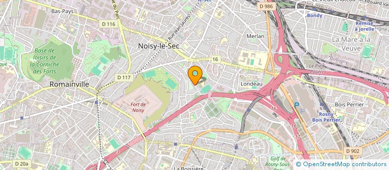 localisation de l'entreprise SCI 4 A à NOISY-LE-SEC