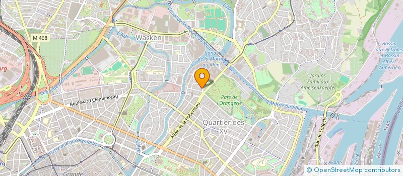 localisation de l'entreprise SCI 4 ALLEE SPACH à STRASBOURG