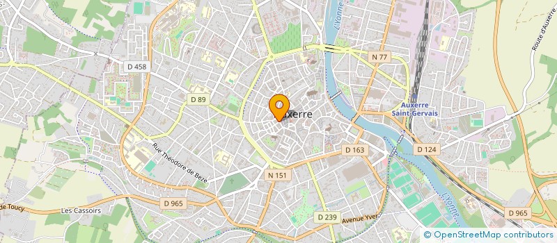 localisation de l'entreprise SCI 4 AS à AUXERRE
