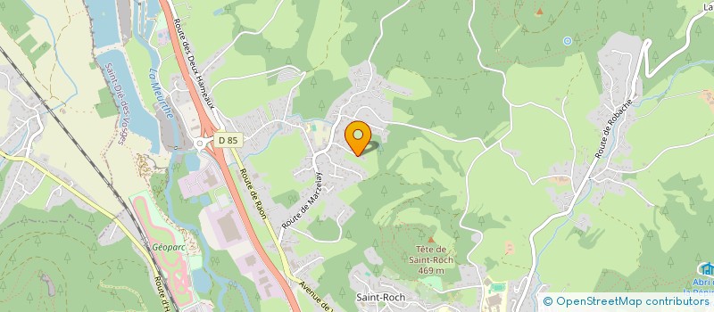 localisation de l'entreprise SCI 4 AS  SAINT-DIE-DES-VOSGES