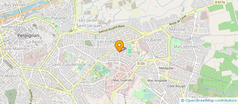 localisation de l'entreprise SCI 4 AVENIR  PERPIGNAN