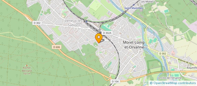 localisation de l'entreprise SCI 4 AVENUE DE LA GARE  MORET-LOING-ET-ORVANNE