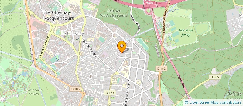 localisation de l'entreprise SCI 4 AVENUE DES ARTS à VERSAILLES