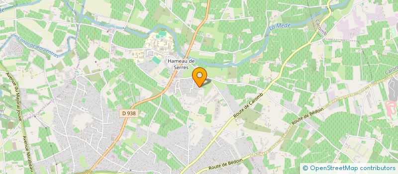 localisation de l'entreprise SCI 4 B  CARPENTRAS