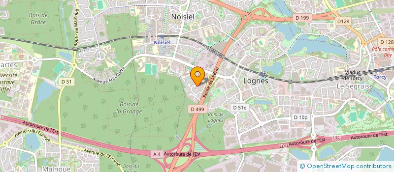 localisation de l'entreprise SCI 4 B à LOGNES
