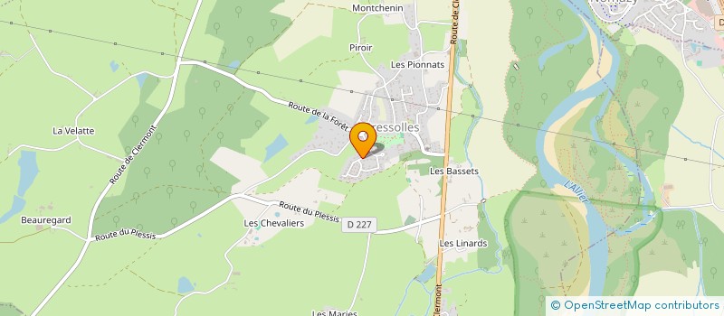 localisation de l'entreprise SCI 4 B  AVERMES