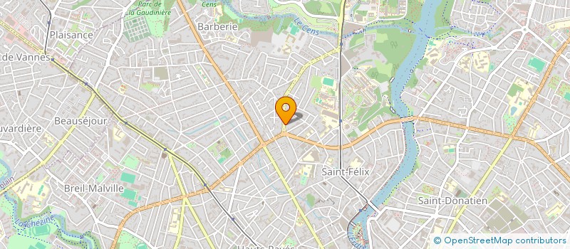 localisation de l'entreprise SCI 4 BIS  NANTES