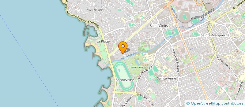 localisation de l'entreprise SCI 4 BIS DU PARC BORELY à MARSEILLE