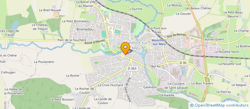 localisation de l'entreprise SCI 4 BIS RUE DE LA TANNERIE  MONTFORT-SUR-MEU