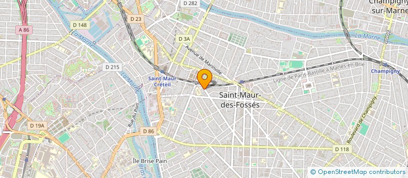 localisation de l'entreprise SCI 4 BOIS GUIMIER à SAINT-MAUR-DES-FOSSES