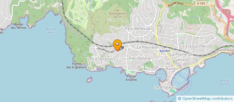 localisation de l'entreprise SCI 4 C  BANDOL