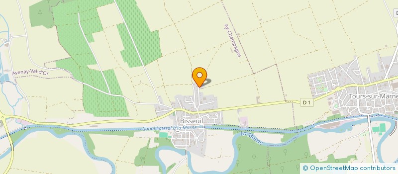 localisation de l'entreprise SCI 4 COEURS  AY-CHAMPAGNE