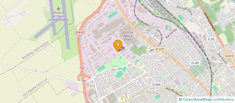 localisation de l'entreprise SCI 4 COULEURS  LA CHAPELLE-SAINT-LUC