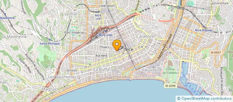 localisation de l'entreprise SCI 4. D à NICE