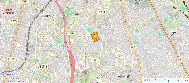 localisation de l'entreprise SCI 4 D à VILLEJUIF